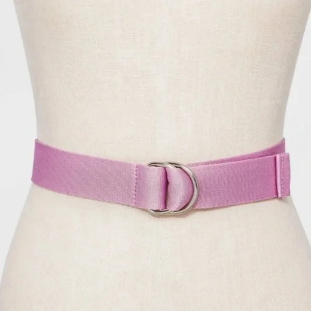 Wild Fable™ Pink Webbing Belt Size M